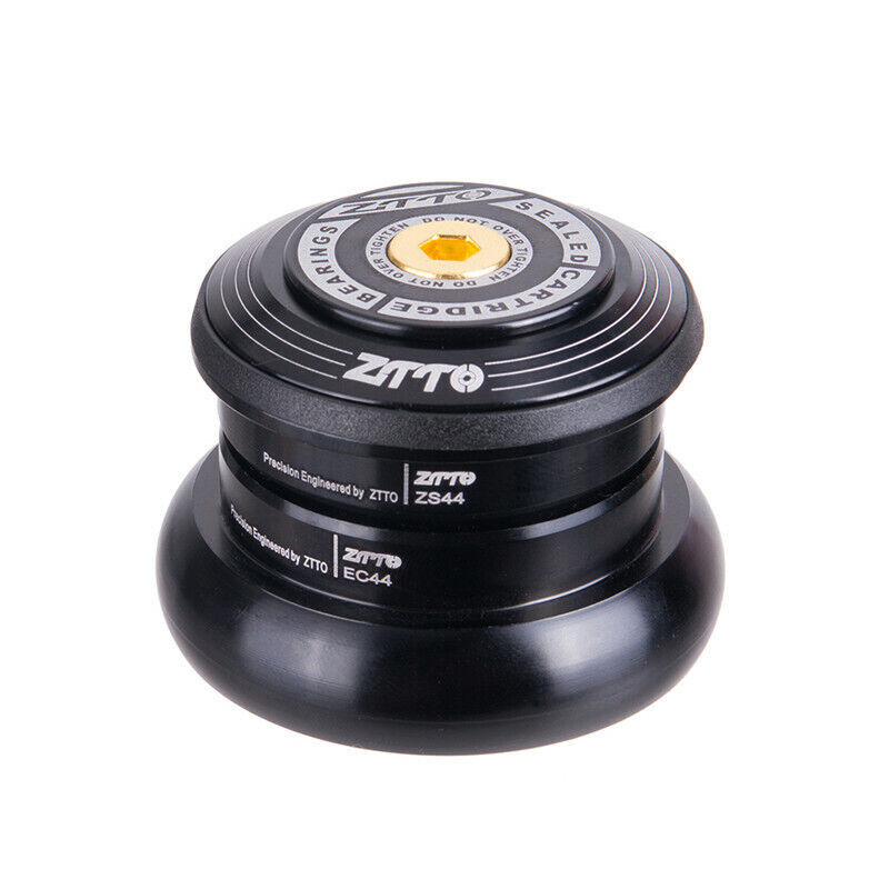 New ZTTO Bike Headset 4444T 44mm CNC 1 1/8"-1 1/2" Straight Tube Frame Headset