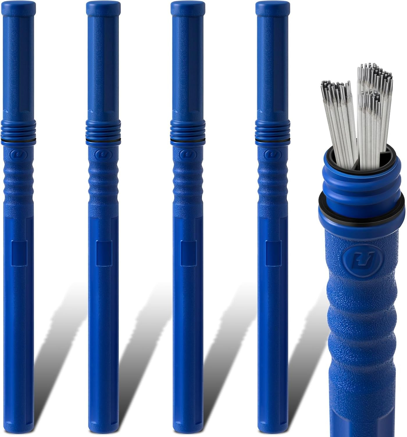 Tandefio 4 Pcs Welding Rod Storage 40 Inch Tig Rod Storage Canisters Welding ...