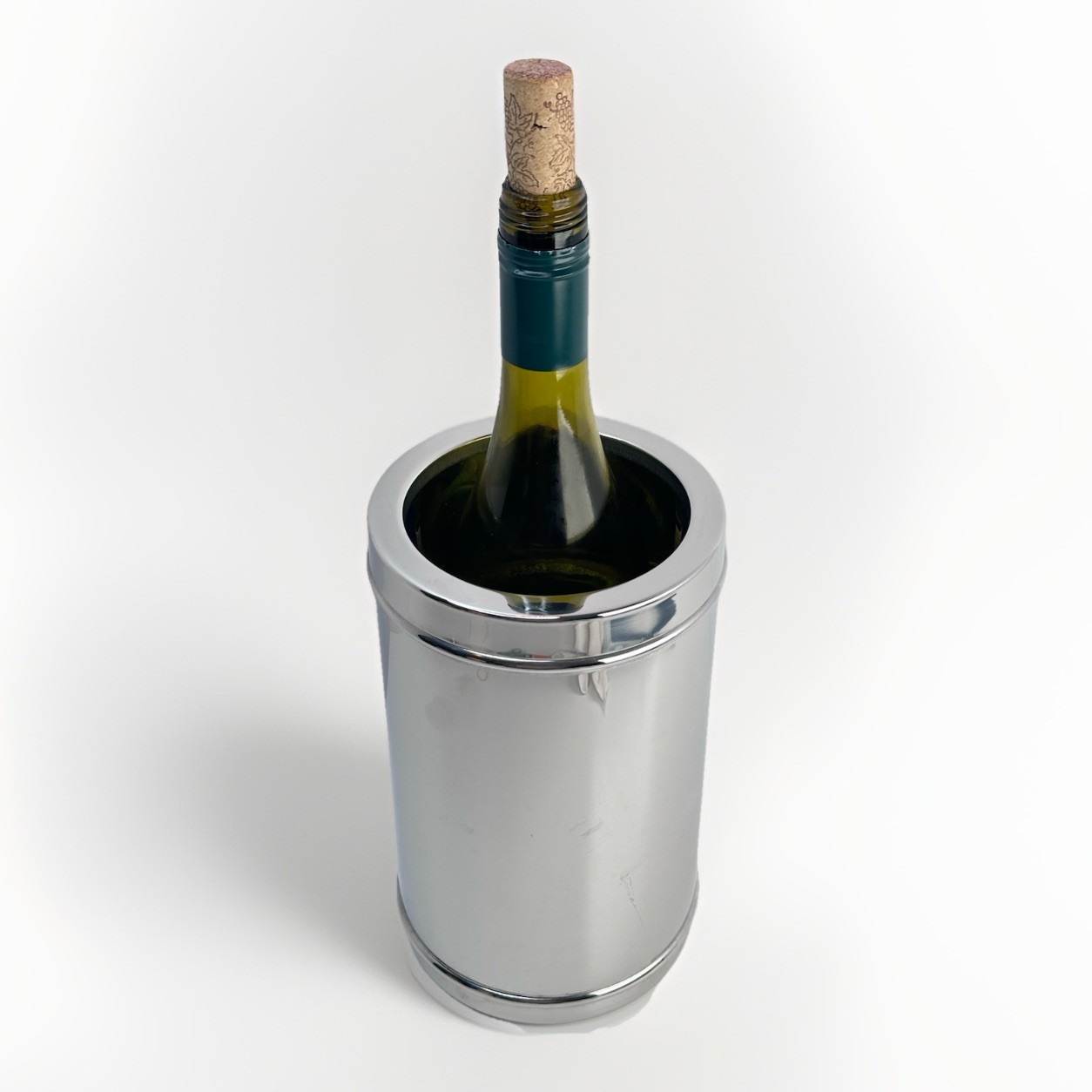 INOX Italy 18/10 Stainless Steel Wine Chiller/Cooler - Williams Sonoma - EUC!