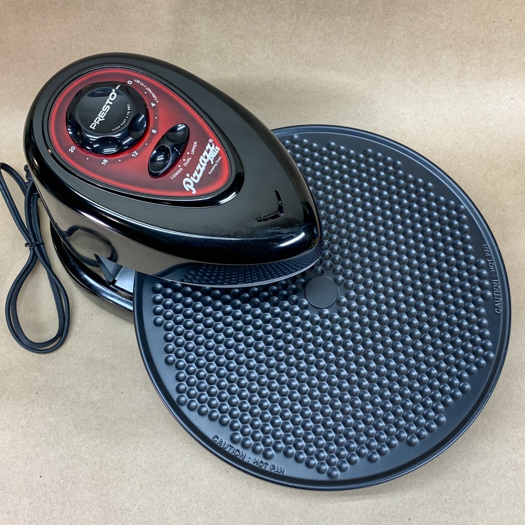Presto Pizzazz Plus Rotating Pizza Oven Dual Heating Tested and Working 0343003