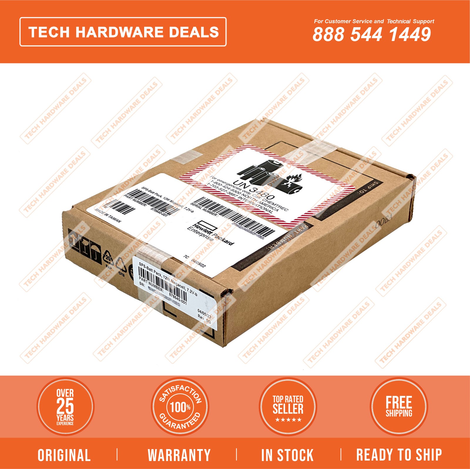 878640-001  NEW SEALED HPE 12W Megacell Smart Storage Battery Pack