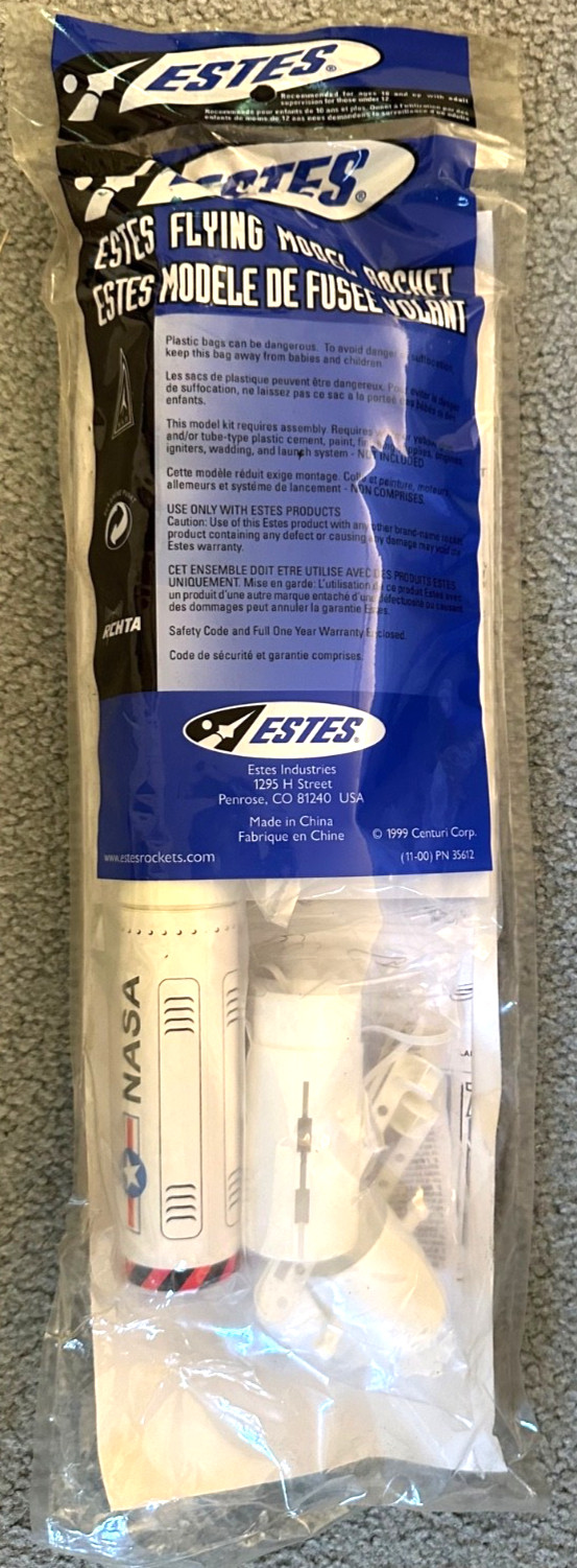 Estes Shuttle Express Flying Model Rocket #2183 New Sealed NASA