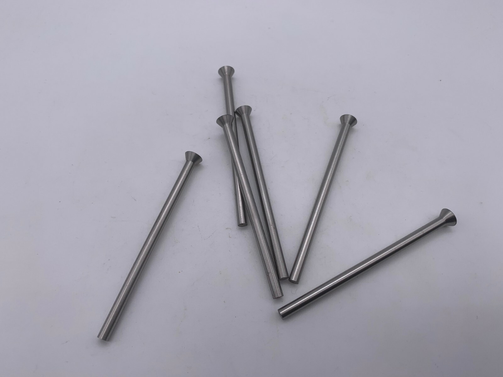 Royal .131X 2-1/2"  Long Bevel Headed High Speed Steel Punches, Lot of 6