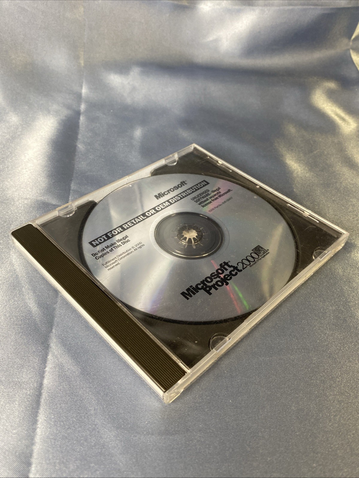 MICROSOFT PROJECT 2000 CD-ROM Genuine with Product Key