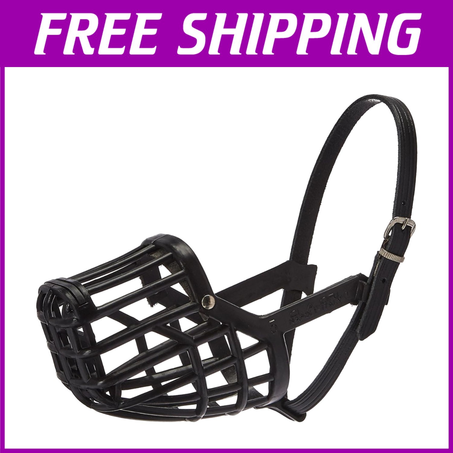 Dog Training Essential - Italian Design Muzzle, Size 9
