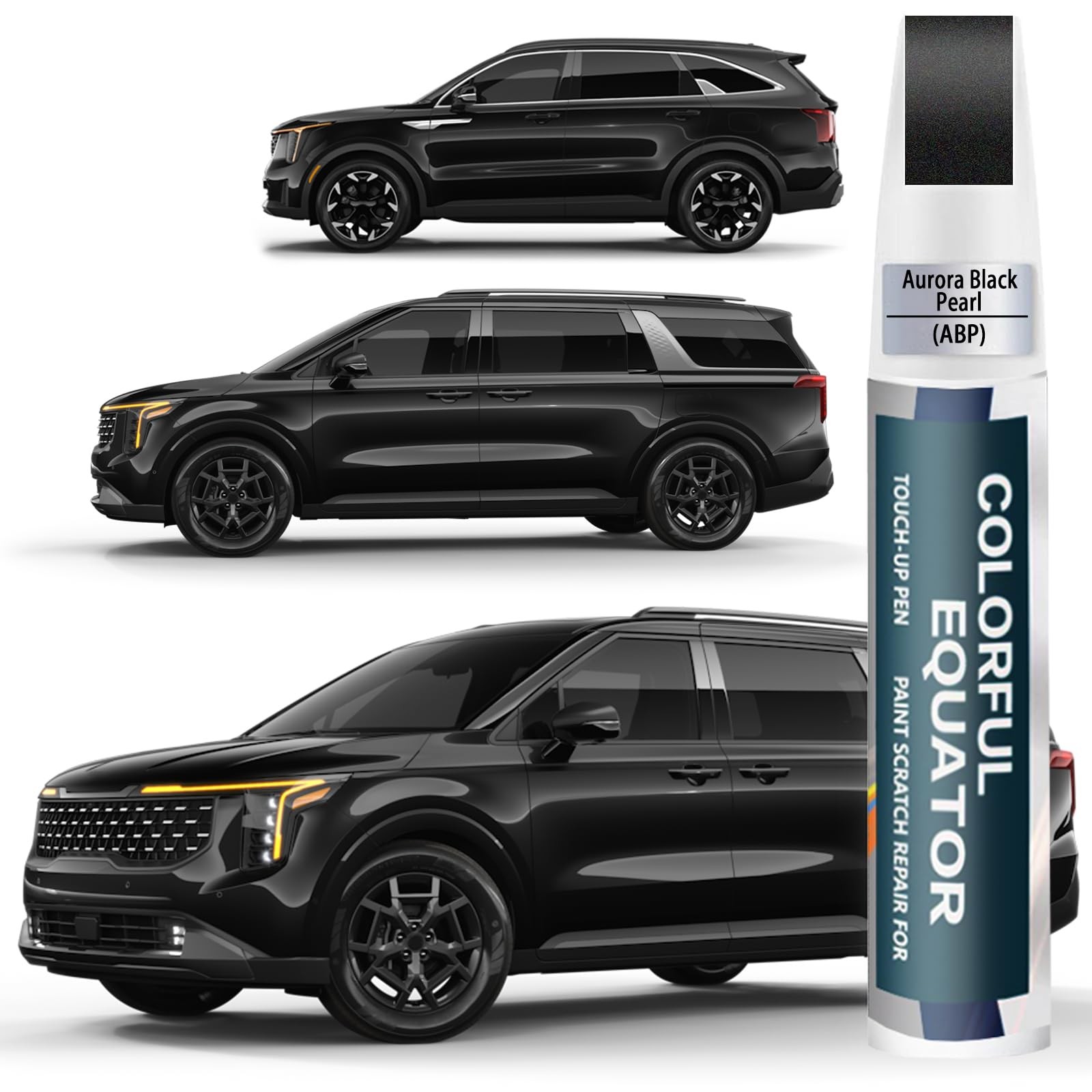 Aurora Black PearlABP Touch Up Paint Compatible with Kia, Car Paint Pen Scrat...