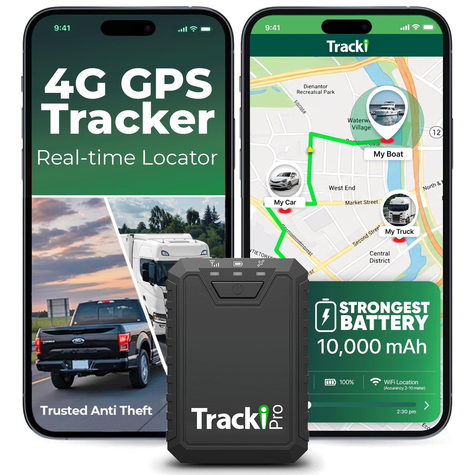 Pro GPS Tracker for Vehicles, Subscription Required, Cancel Anytime – Track C...