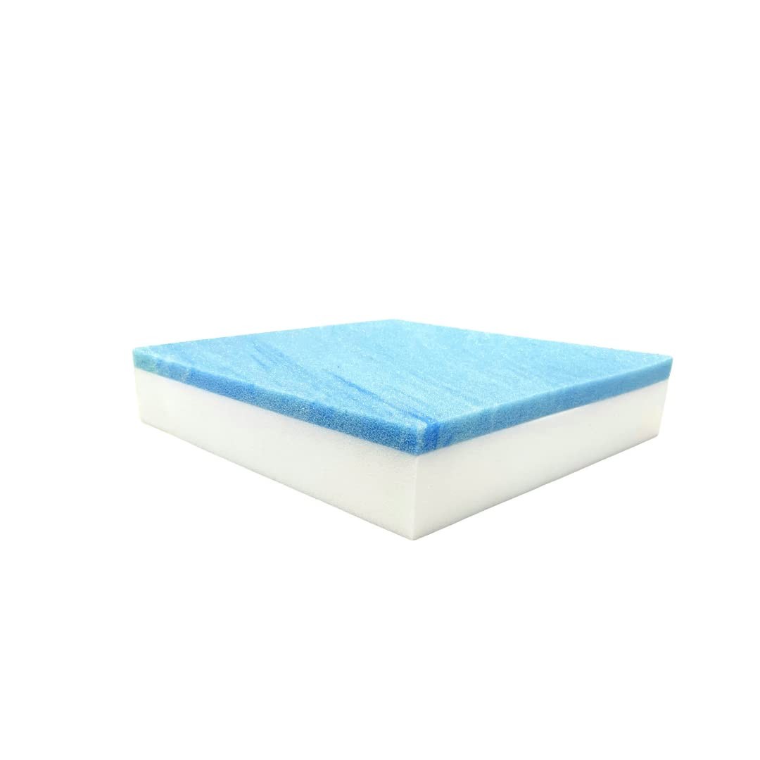 6" x 24" x 32" Gel Memory Foam Bench Cushion Replacement Medium Firm (Upholst...