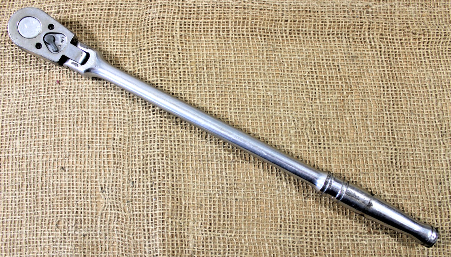 Snap-on 1/2" Drive Flex Head Ratchet Long Standard Grip Handle Tool S711A USA