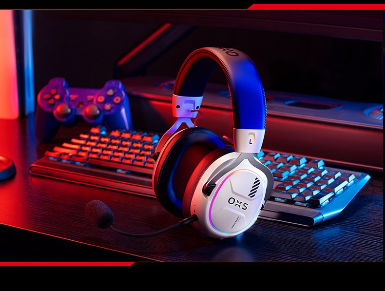OXS Storm G2 Over-Ear Wireless Gaming Headset, 7.1 Virtual Surround Sound