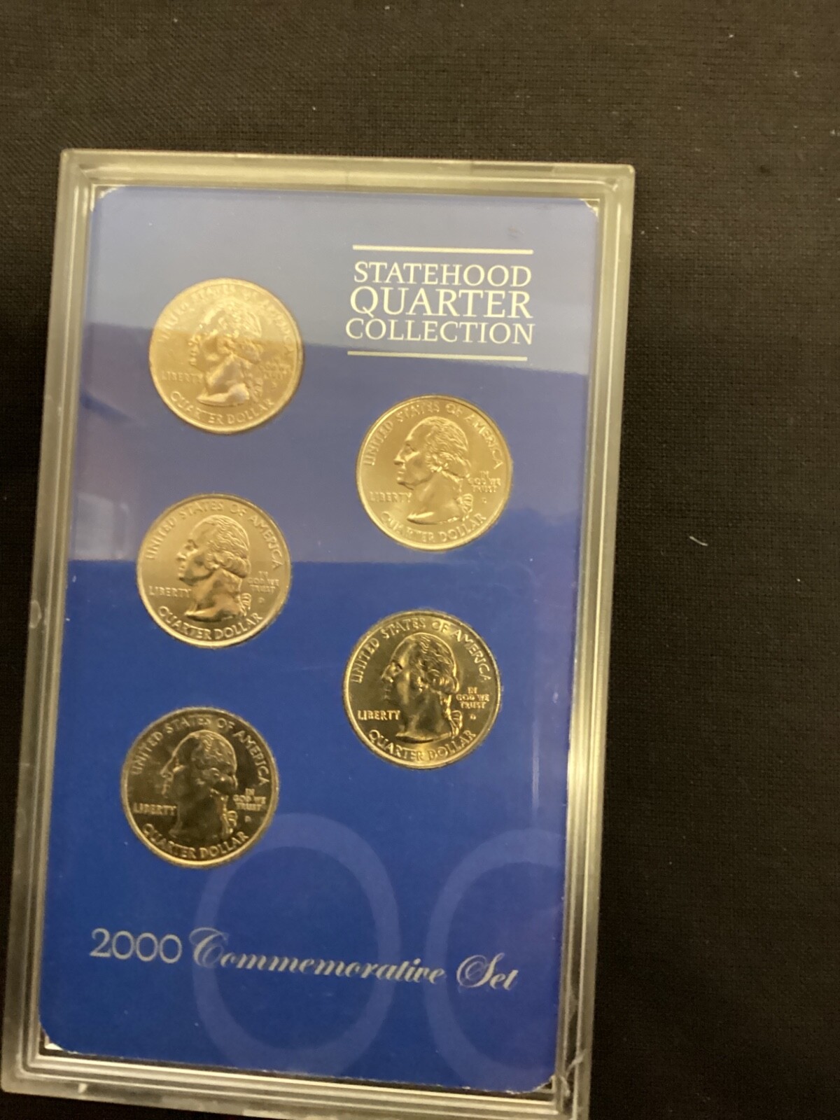 2000 US D Statehood Quarter Mint Set 5 Coins No GOP Free Shipping
