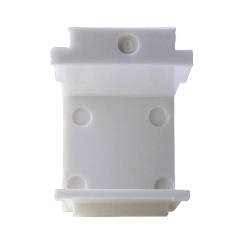Construct Pro Blank Keystone Snap-in (10 Pack, White)