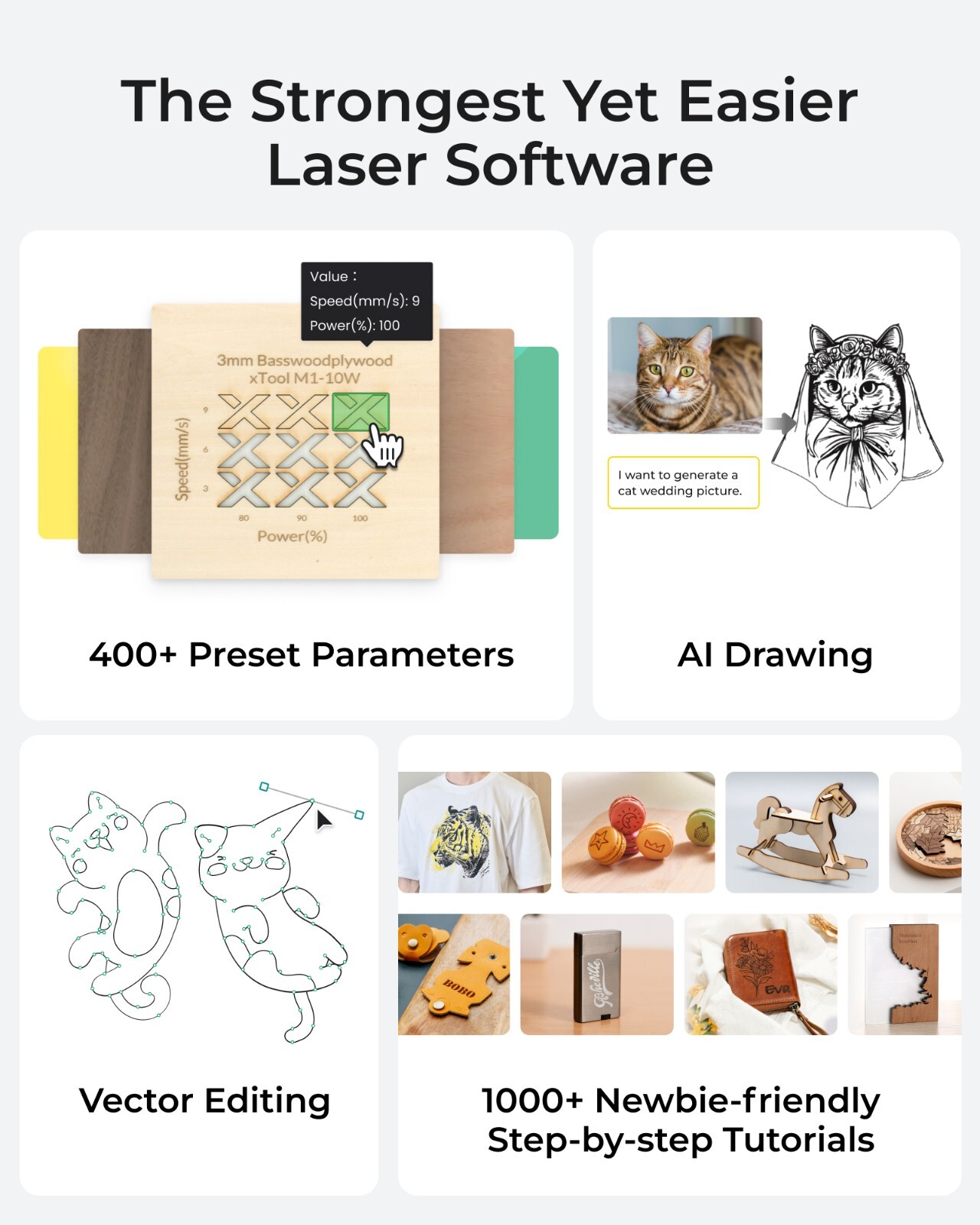 (Refurbished) xTool S1 20W Laser Engraver, 600mm/s Speed Laser Engraving Machine