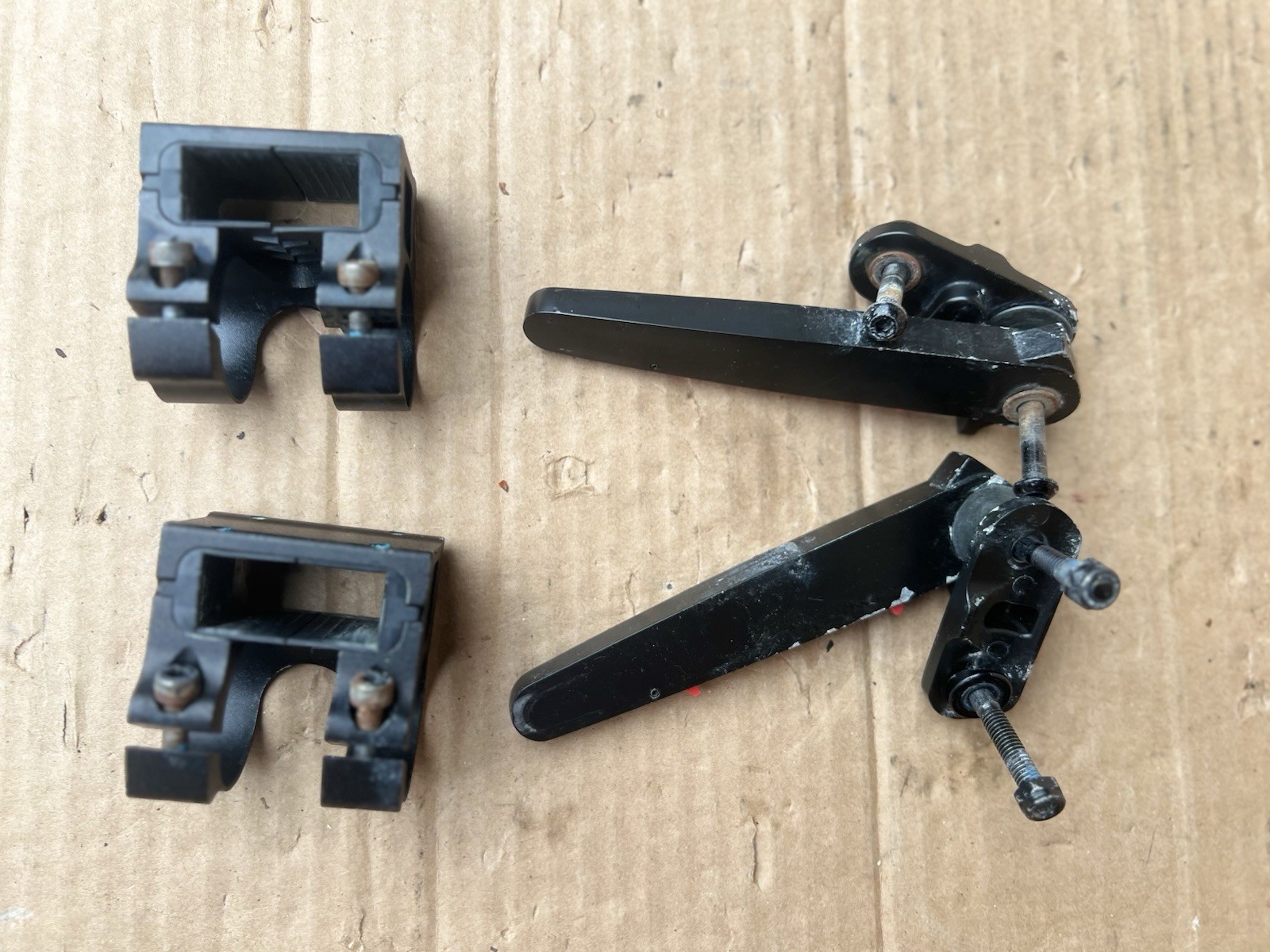 Motion Composites Wheelchair Sideguard Mounting Brackets C2 Helio