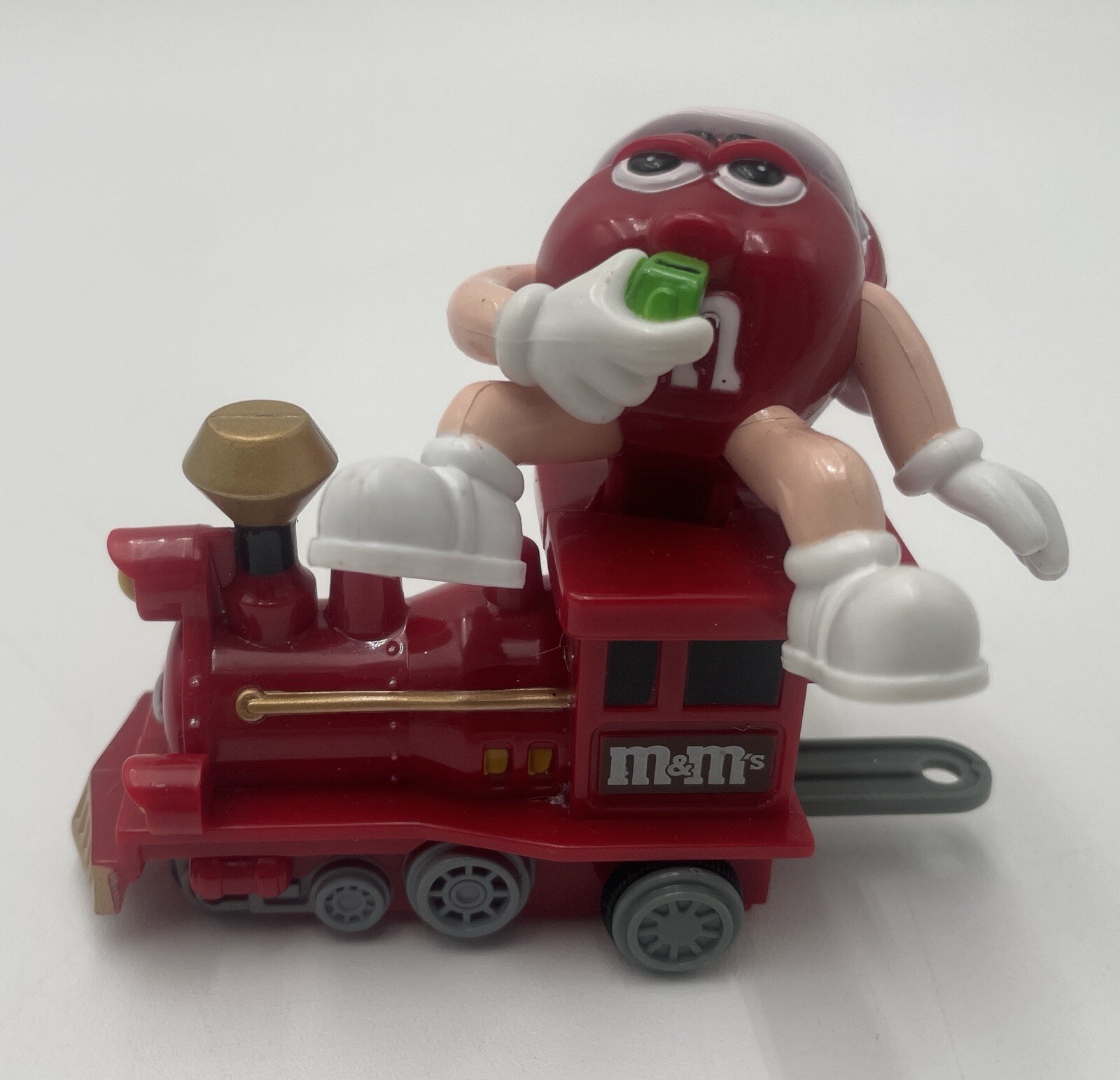 2005 M&M's Candy Christmas Train Series #2 Candy Toppers Red Riding Train Engine