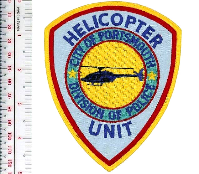 Police Aviation Portsmouth Police Dept Helicopter Unit Virginia NO TARIFF