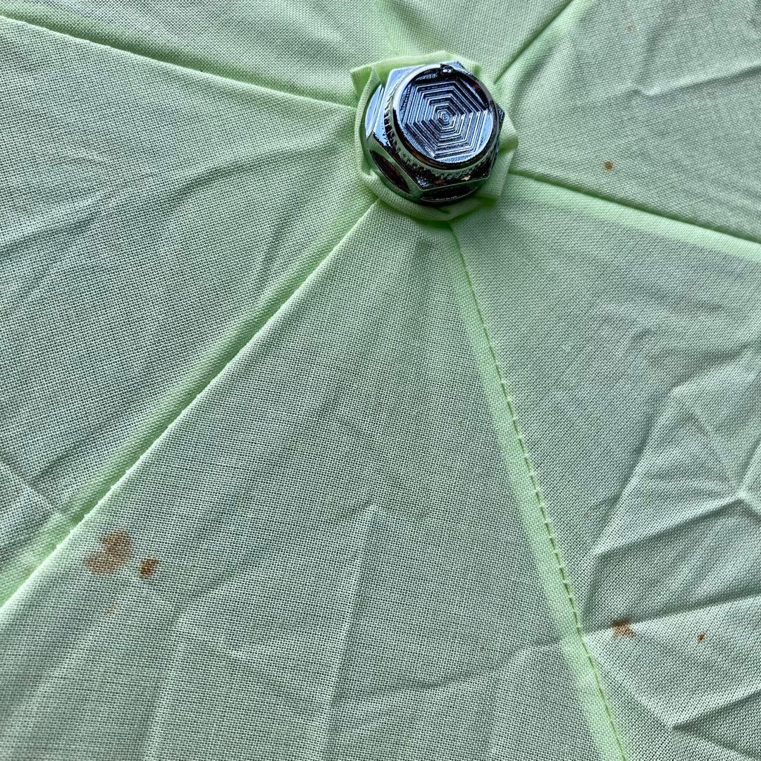 Fendi Foldable Umbrella Zucca Green Lightweight Compact Ready Genuine