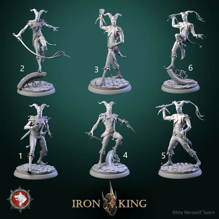 Jester Killer Set - Resin Tabletop Miniature