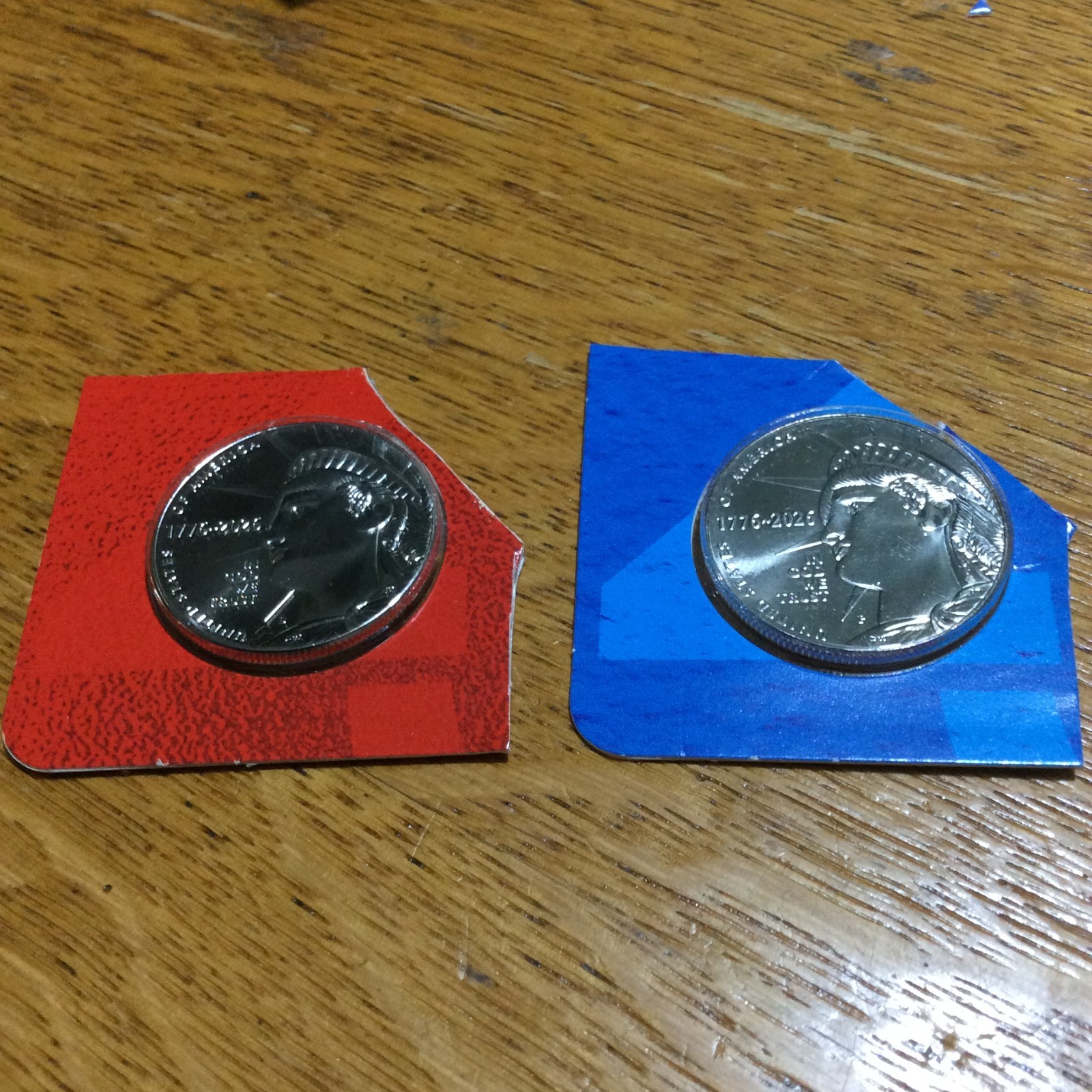 2026 Enduring Liberty Dual-Dated Half Dollars P&D from mint set