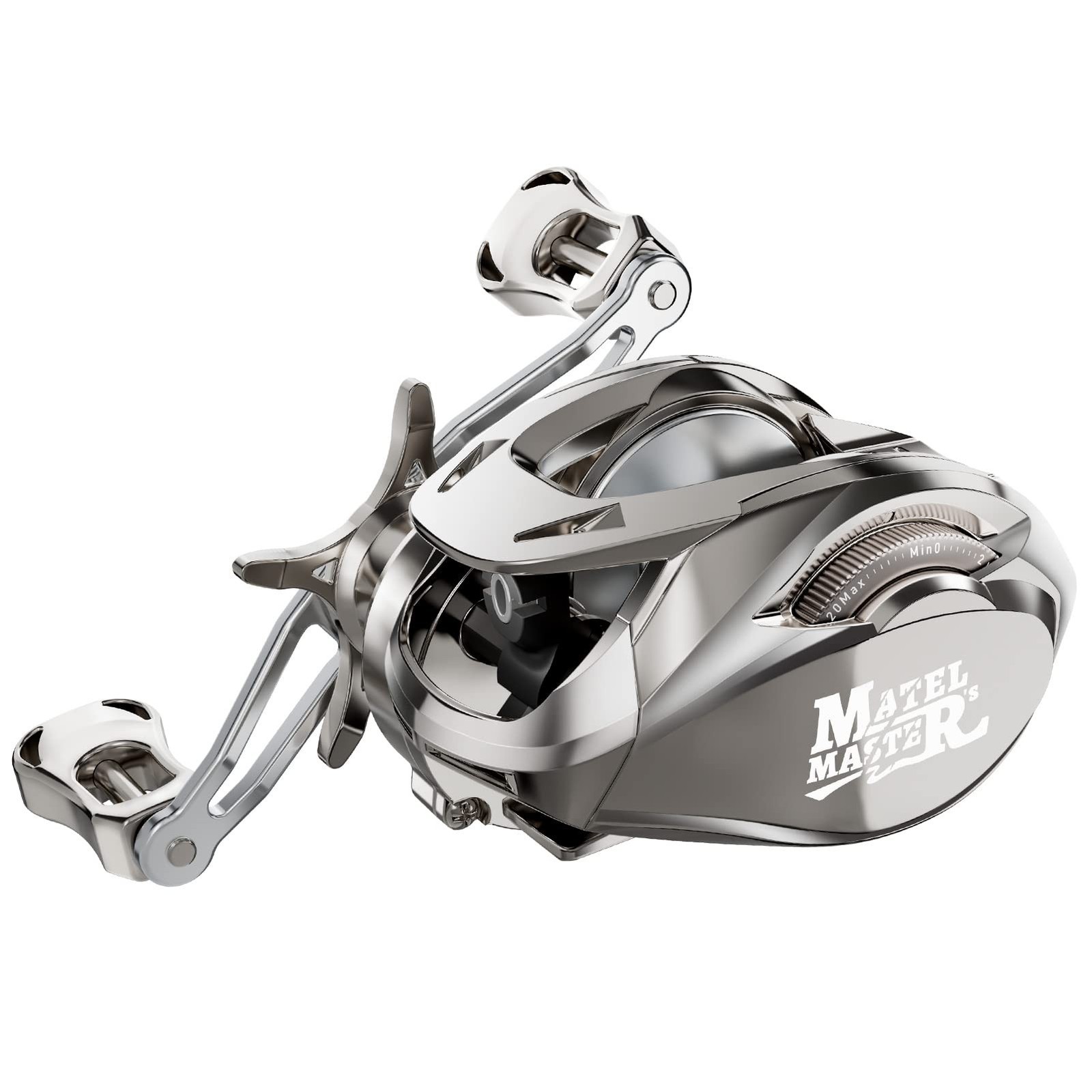 HAUT TON Matel Master Advanced Version Baitcaster reels,6.2:1Gear Ratio,5+1Ba...