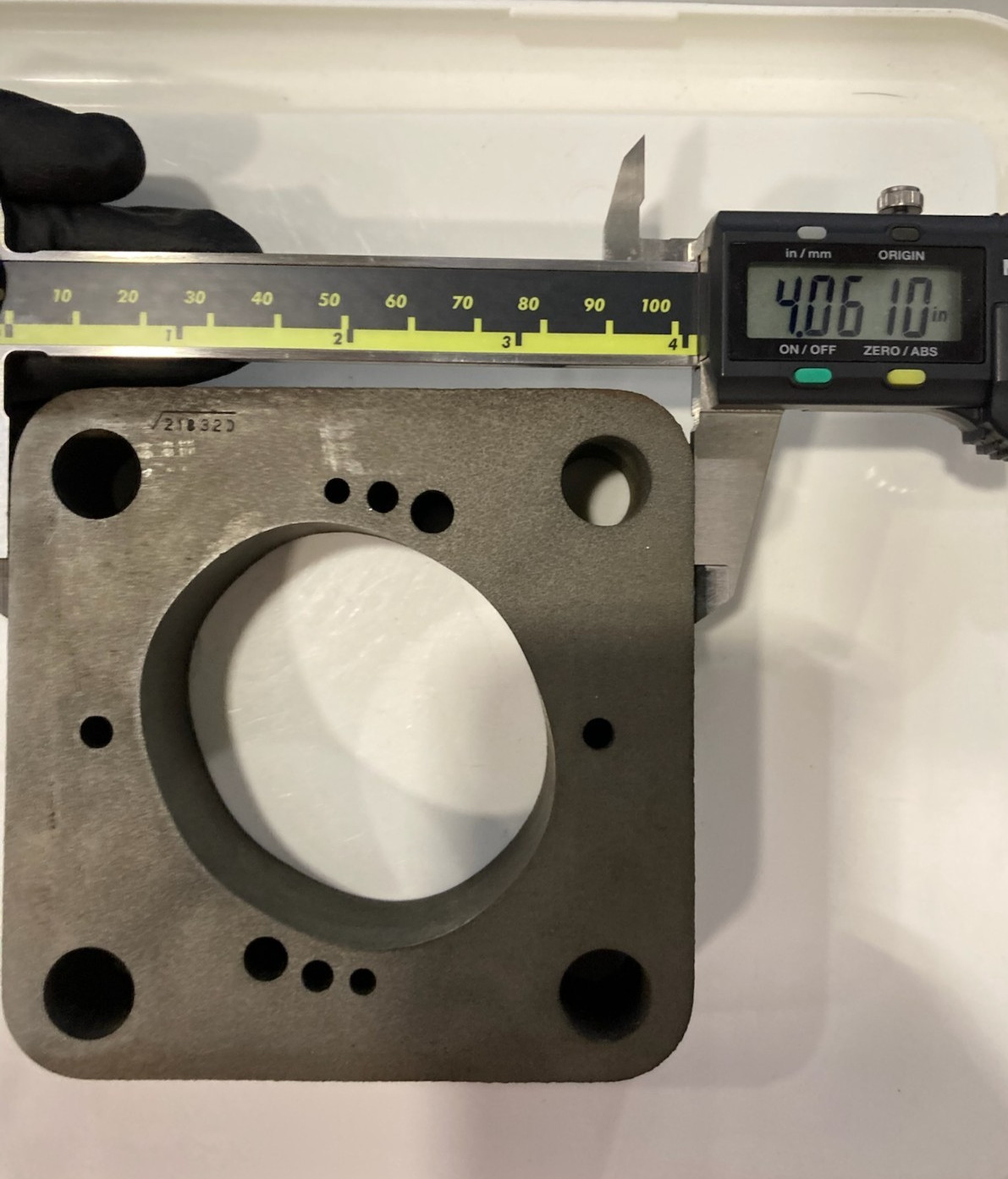 Vickers Eaton 218320 Hydraulic Vane Pump Cam Ring Flange Adapter Plate 4.06"