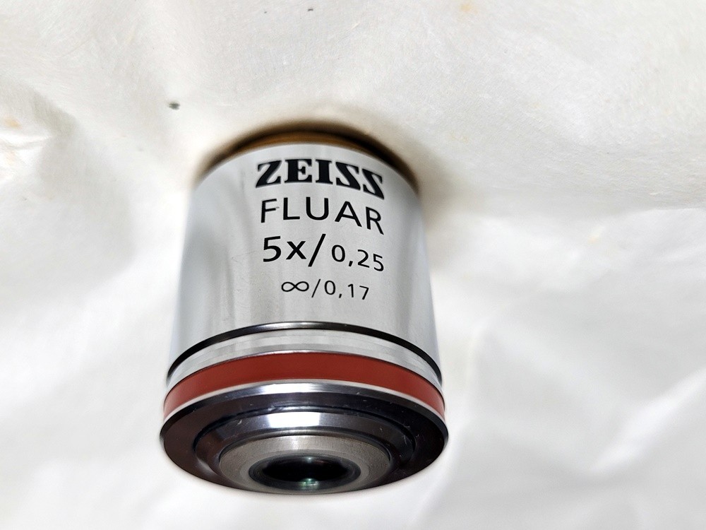 ZEISS FLUAR 5X/0.25 ∞/0.17 MICROSCOPE OBJECTIVE