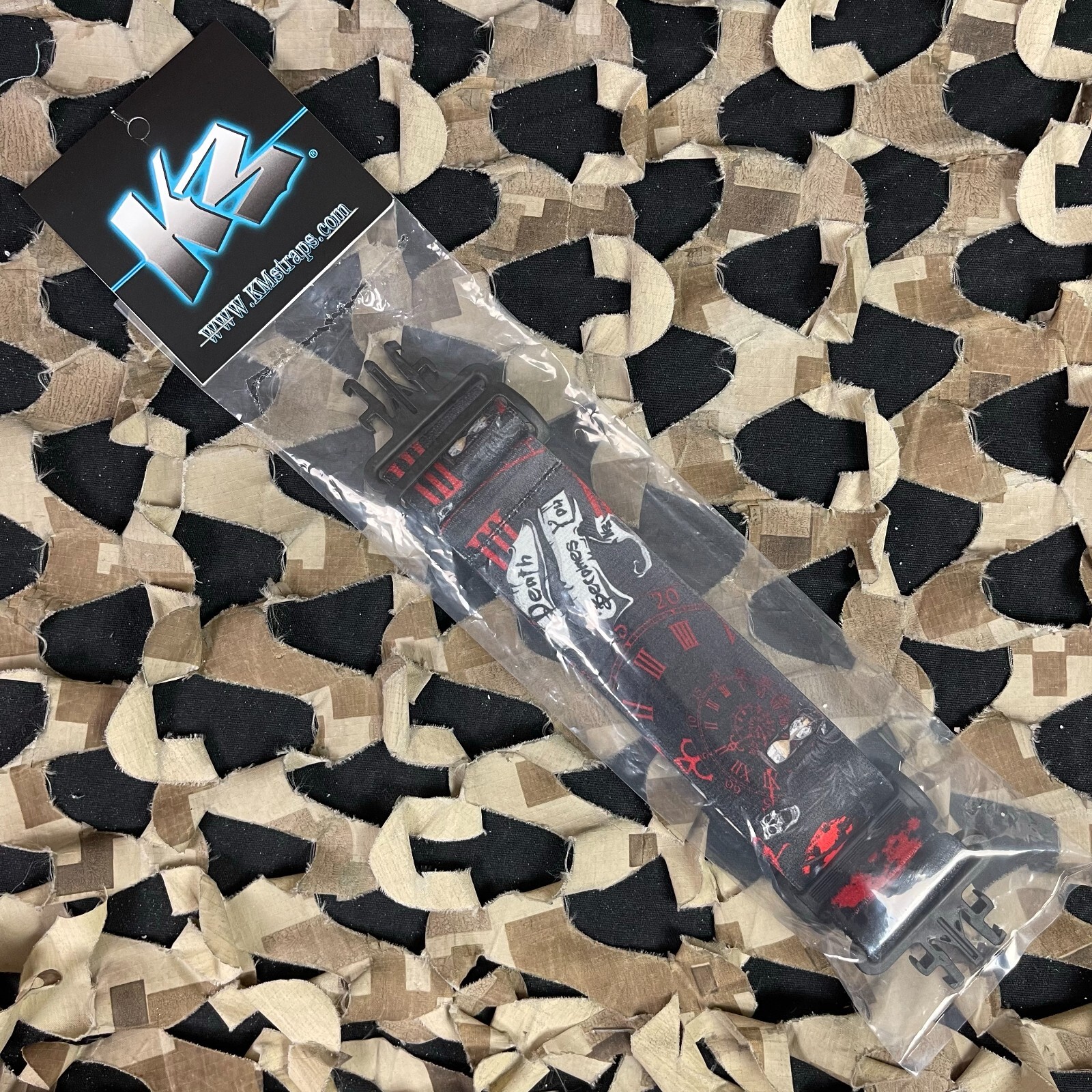 NEW KM Paintball Grill Goggle Strap - SE Death Becomes You