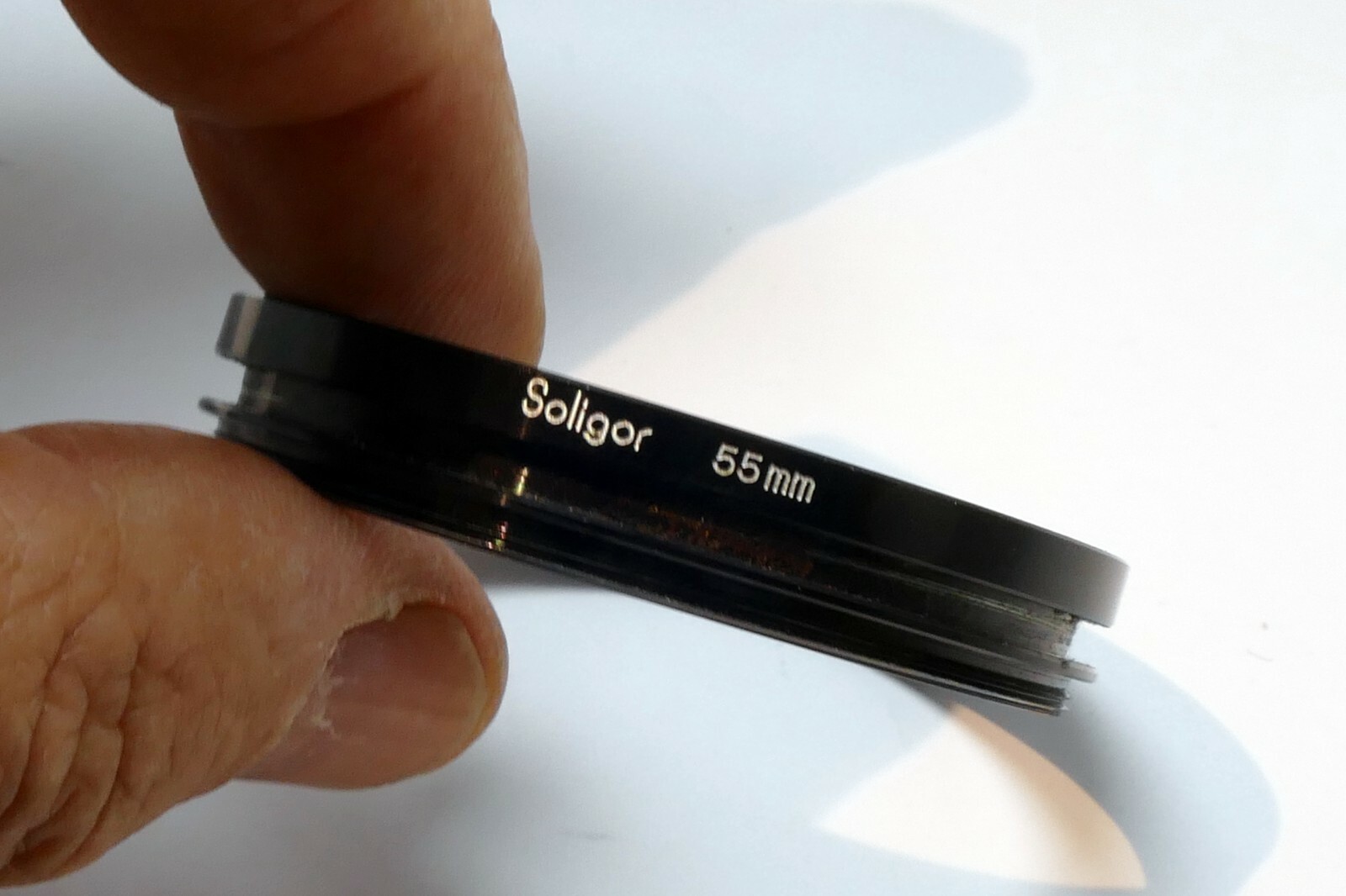 Soligor 55mm to 55mm ring Metal adapter threaded
