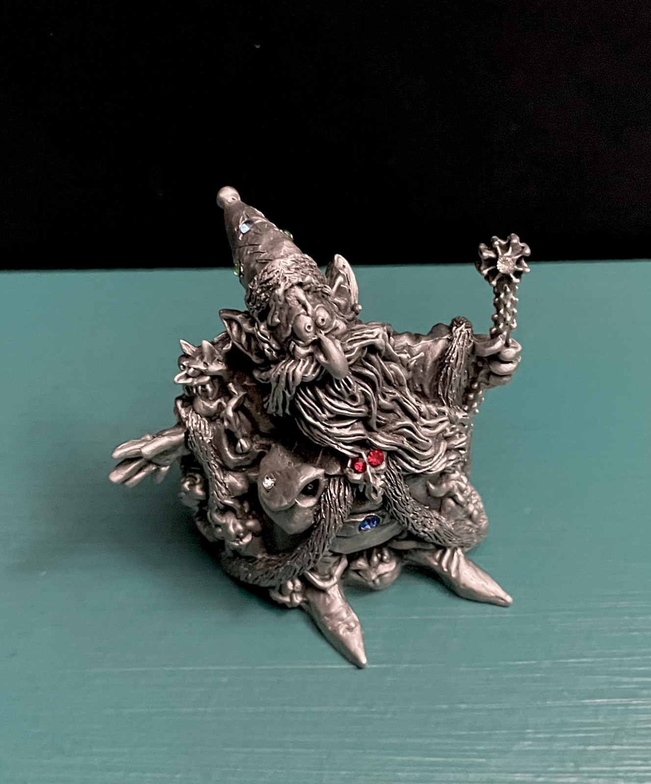 Hudson Pewter Plunkvoot Ark Wizard Warlock Troll Gnome Goblin Elf Dwarf Figurine