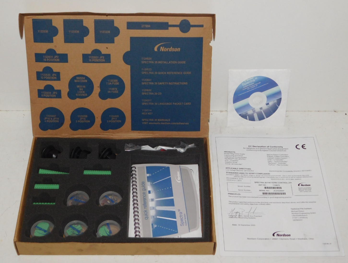 New Nordson 1124670 Spectra 30 Pattern Controller Module System Parts Kit Set