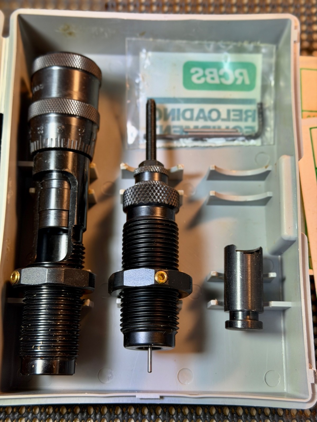 RCBS Competition FL Micrometer Reloading Dies, .222 Remington