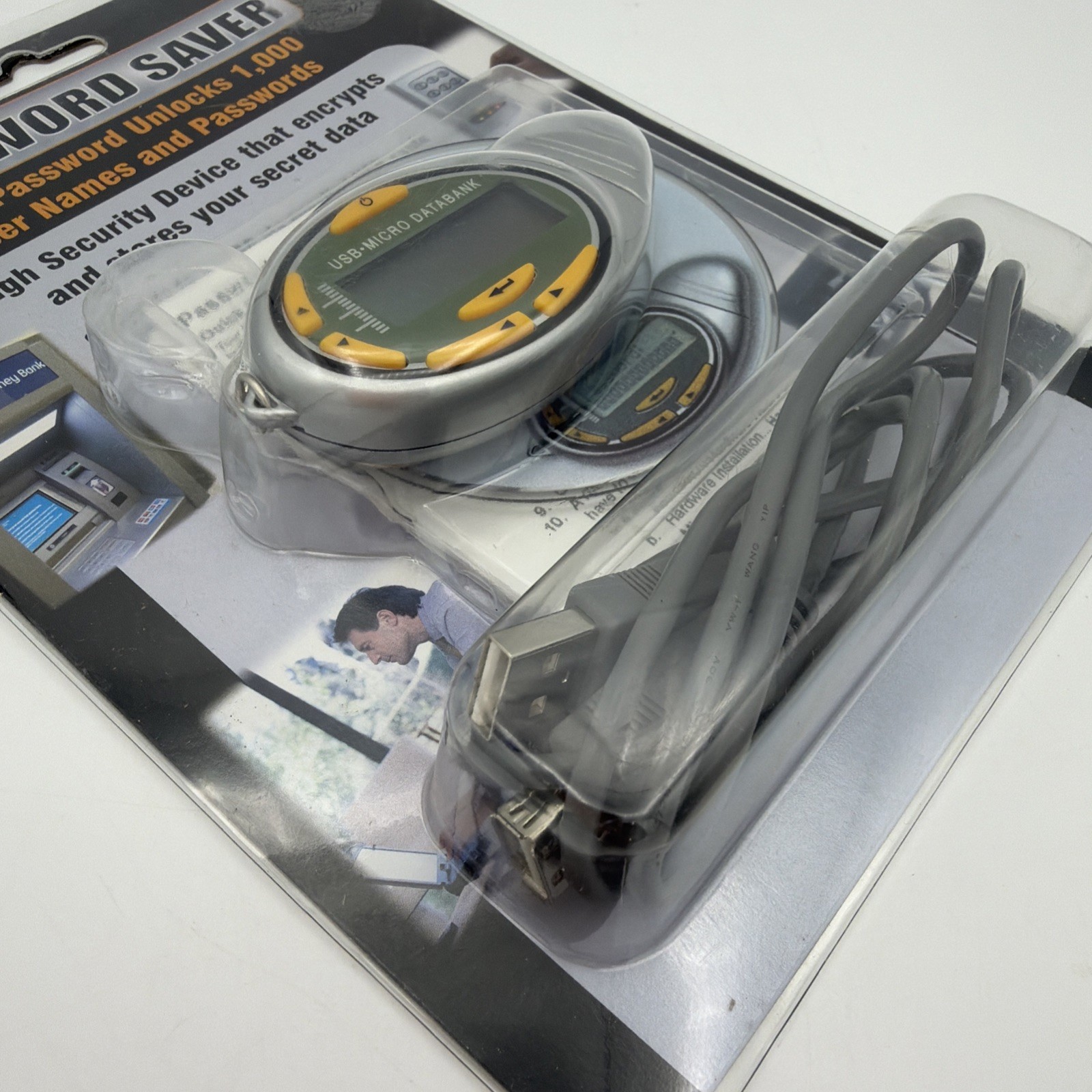 Password Saver USB-Micro Databank High Security Device New Sealed