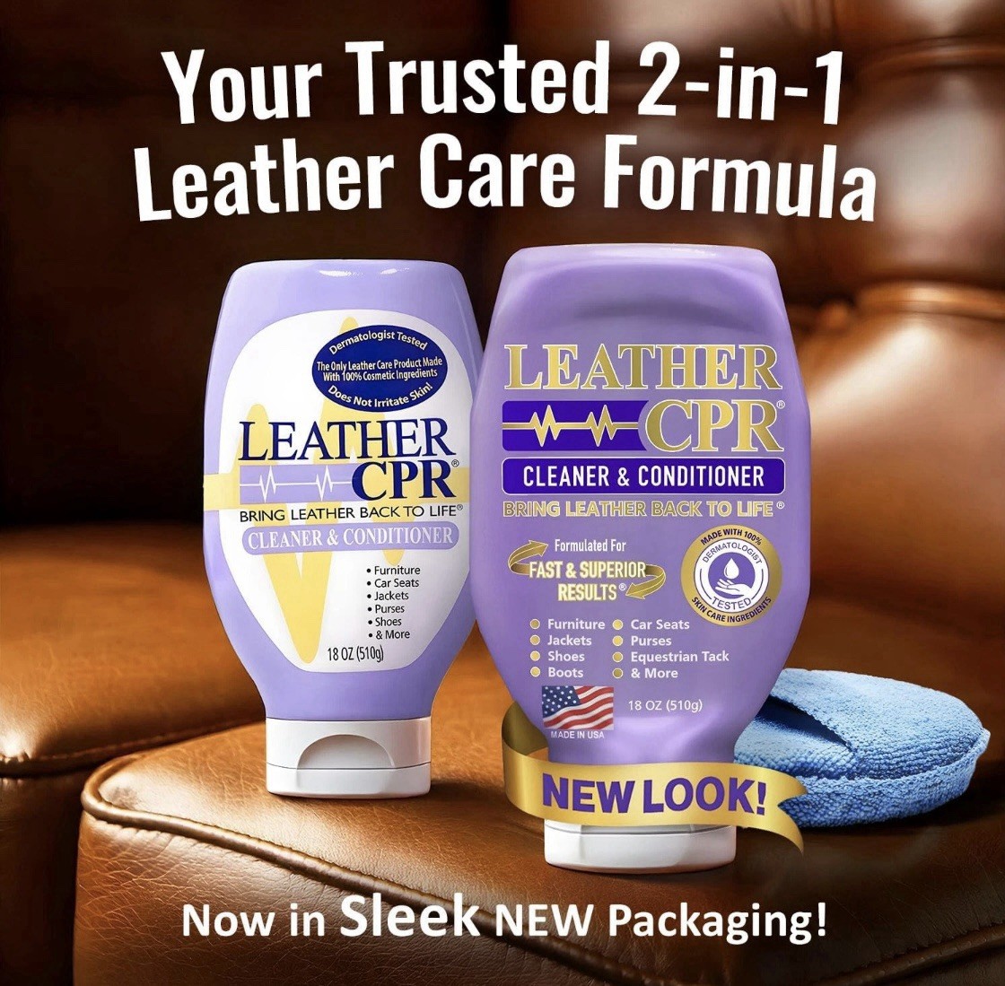 Leather CPR Cleaner & Conditioner (18 oz.) - Best Leather Cleaner