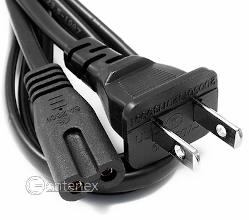 2-Prong AC Power IEC C7 Cord Cable US Plug Type BJC 1000 2100 HP 990cxi 810c NEW