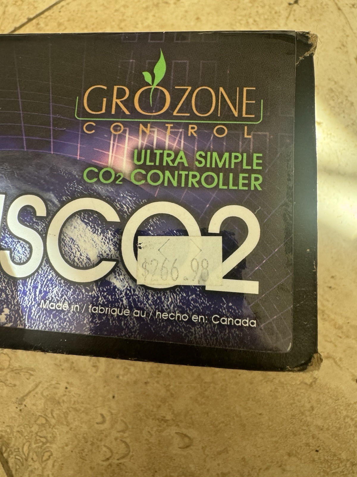 Grozone Controls USCO2 0-2000 PPM Single Zone Ultra Simple CO2 Controller