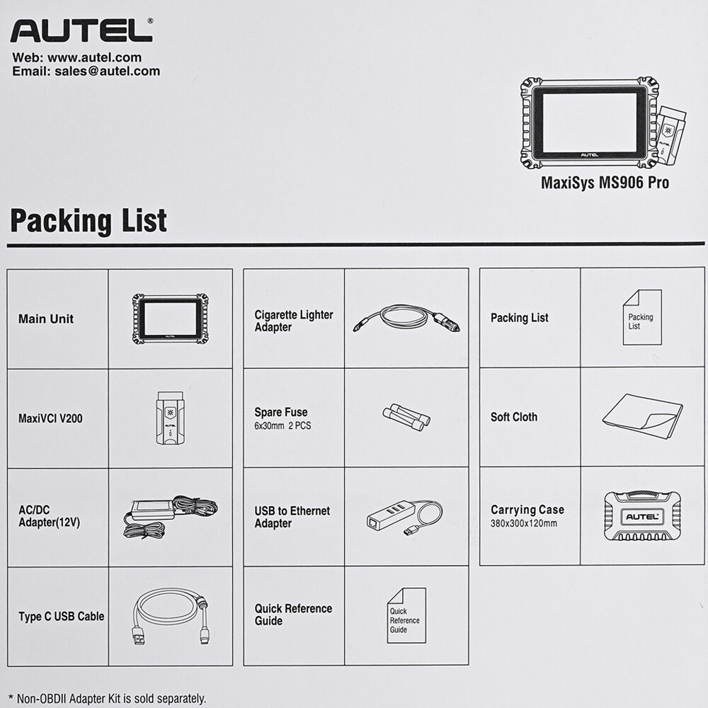 2026 Autel MaxiSYS MS906 Pro ECU Coding Full System Diagnostic Scanner MK906 PRO