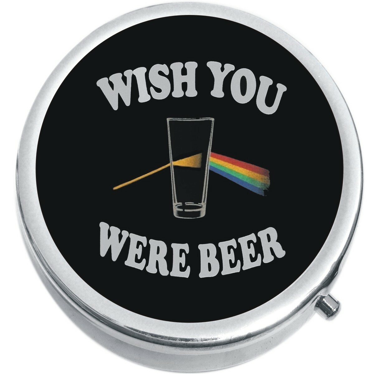 Wish You Were Beer Pill Box Medicine Pill Box