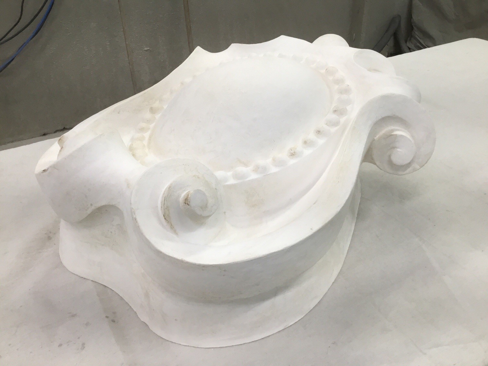 Architectural Shield Mold For Concrete And Plaster