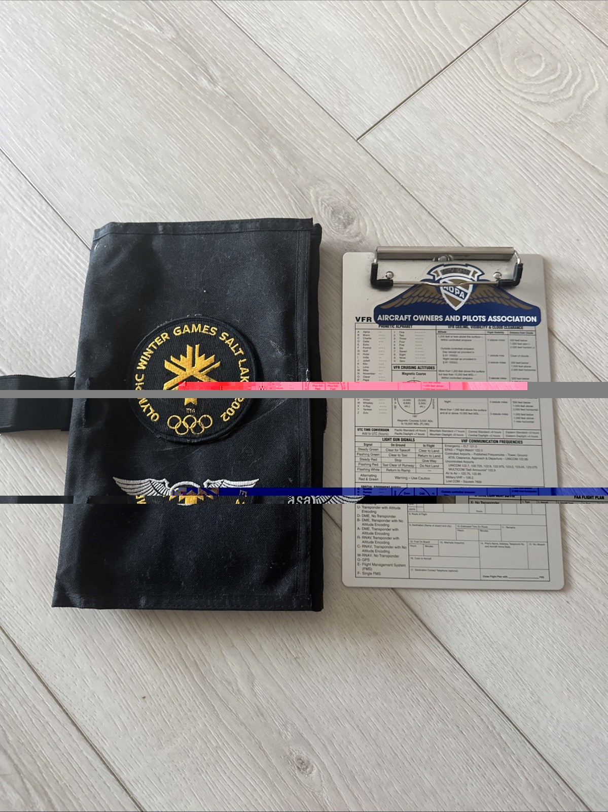 ASA Tri-Fold VFR Kneeboard - Pilot Kneeboard - ASA-KB-3A