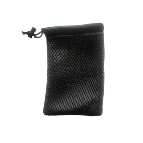 Small Mesh Bags,Black Nylon Mesh Drawstring Bags Drawstring Net Bag Small