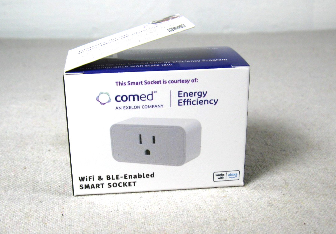 (1) NEW Wi-Fi & BLE-Enabled Smart Plug - ComEd Simply Conserve Energy Efficiency