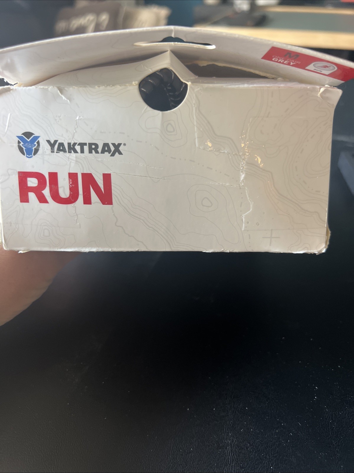 Yaktrax Run Traction for Snow & Ice - Medium Grey