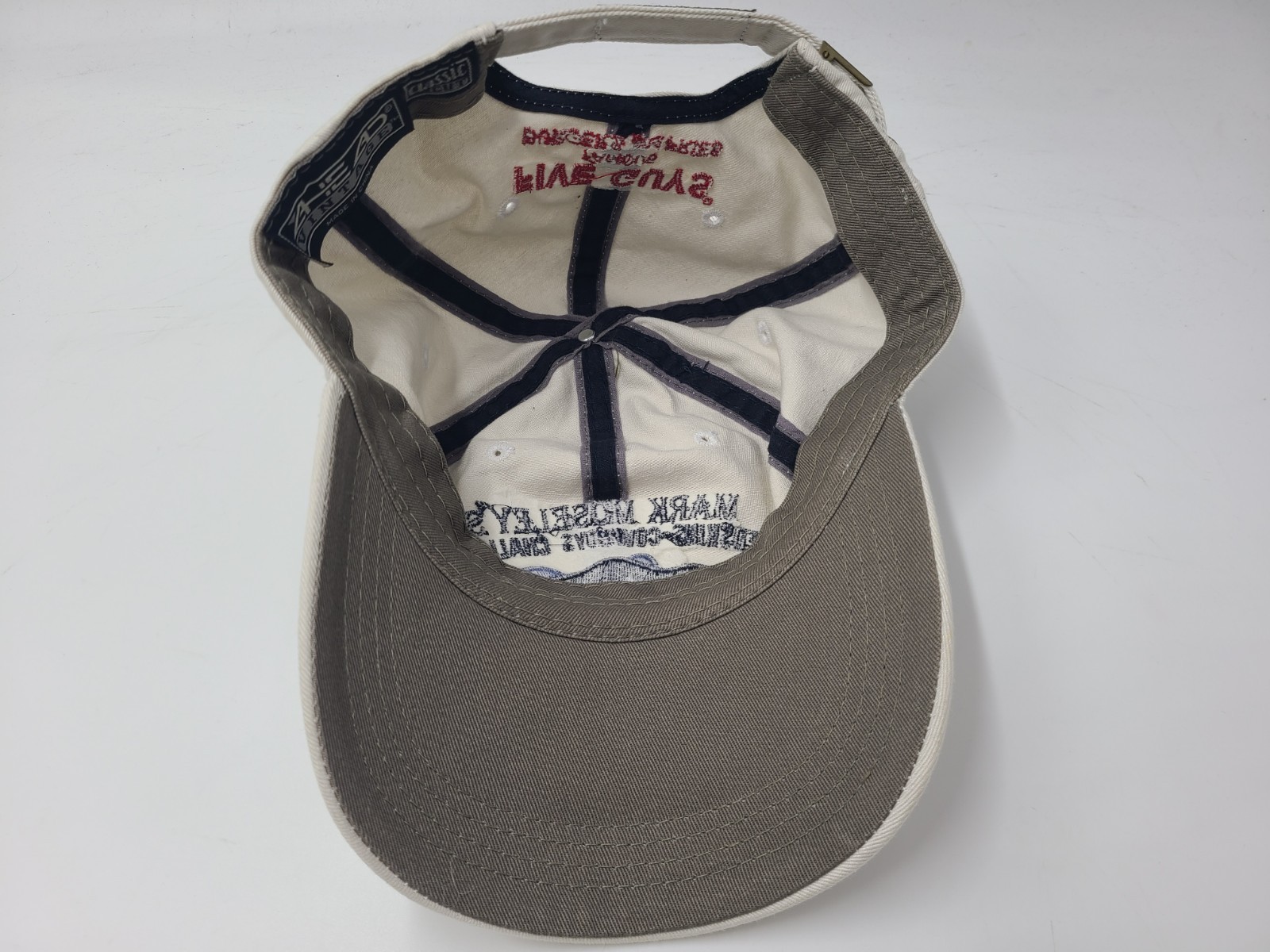 Blue Ridge Golf Club Mark Moseleys Challenge Ahead Strapback Adjustable Hat Cap