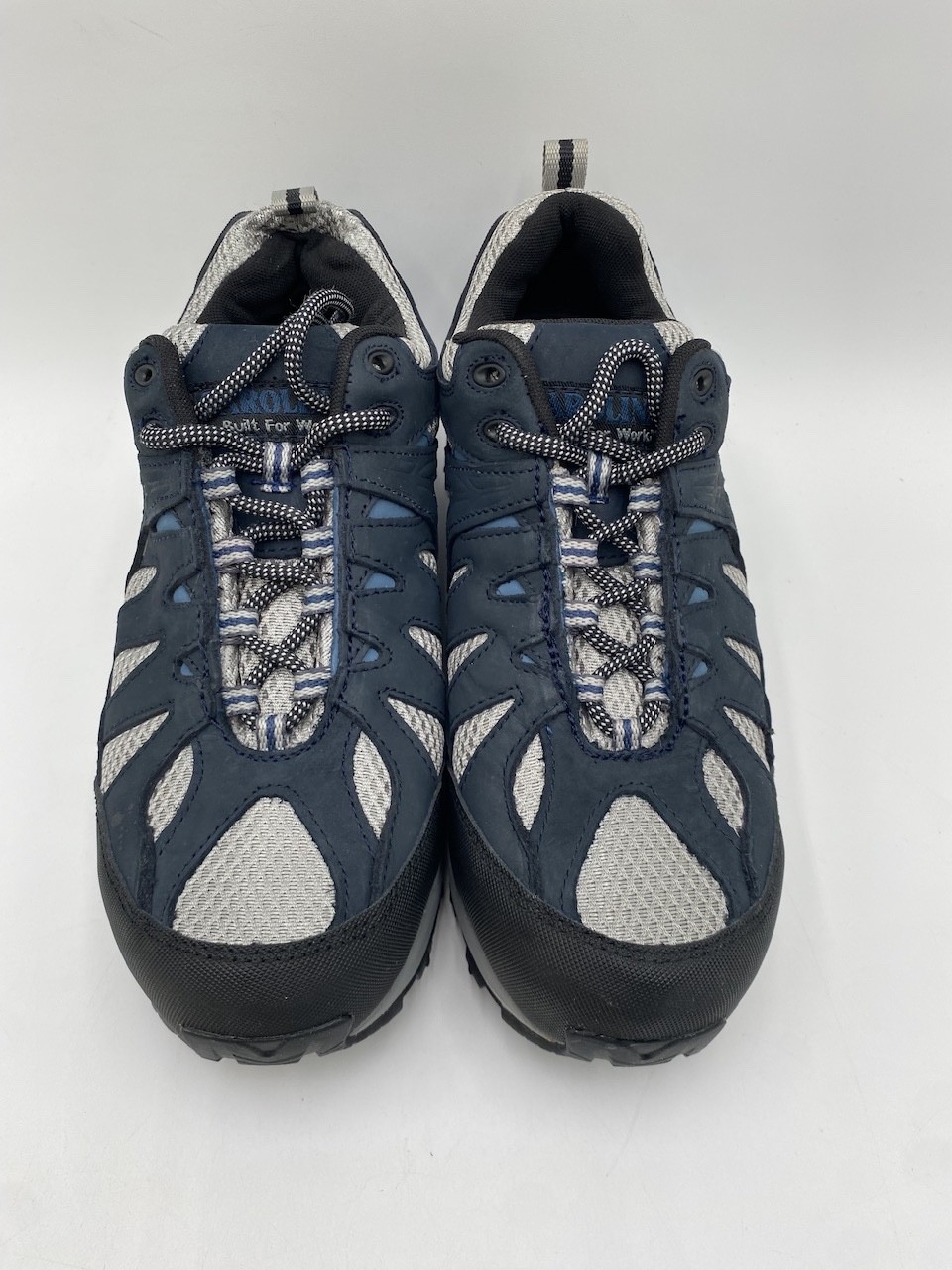 CAROLINA TREADZ ALUMINUM TOE ATHLETIC Men's NEW Work Shoes Dark Blue Multi Sizes