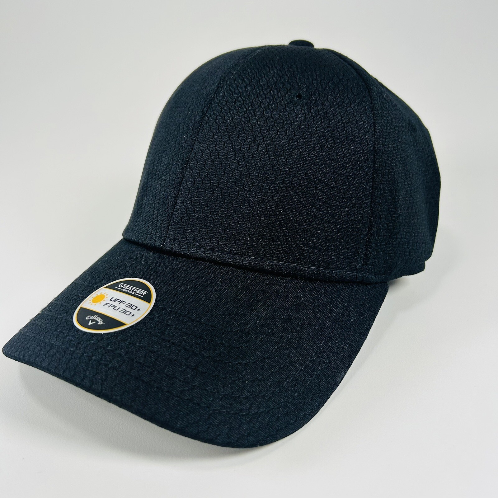 Callaway Weather Series Golf Hat Womens Black Adjustable Strapback UPF Active