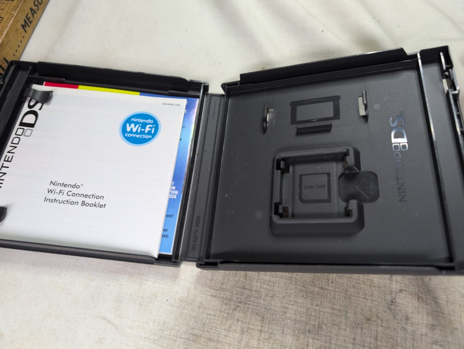 Nintendo DS/GBA Case Only - Empty - No Graphics - Random DS Inserts