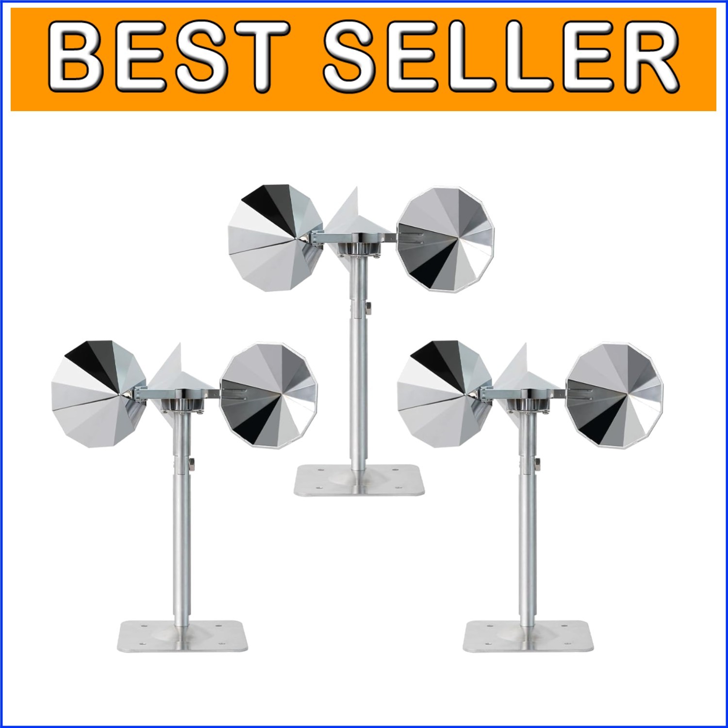High-Quality 3 PCS Bird Reflector - Easy Install Scare Device for Outdoors