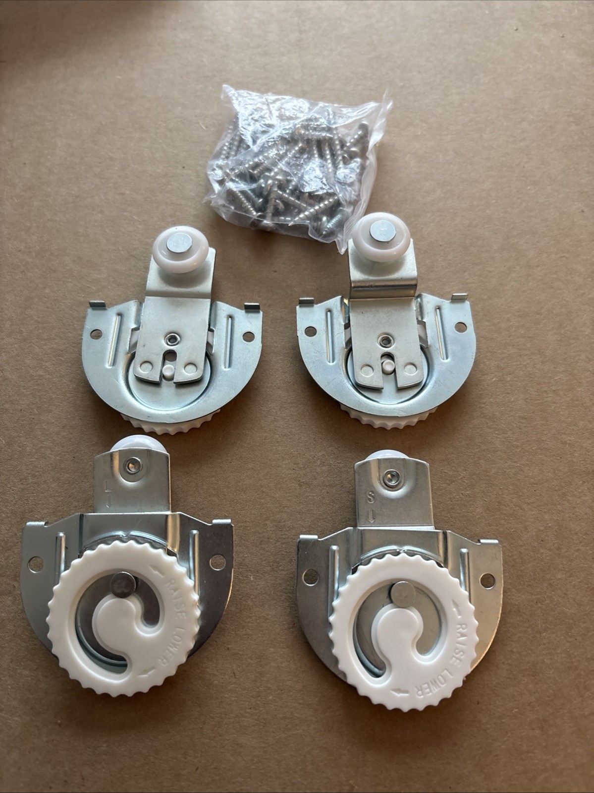 4 Pack Sliding Wardrobe Door Hardware Set, Sliding Closet Door Roller Kit