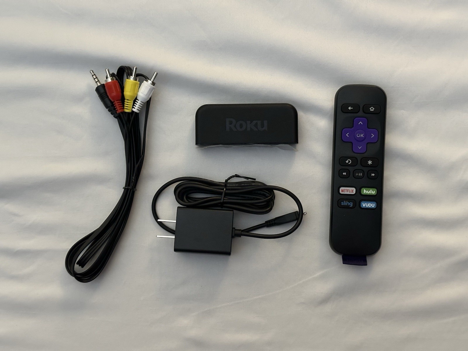 Roku Express 3710X Digital Streamer With Analog Composite RCA AV Output for CRTs