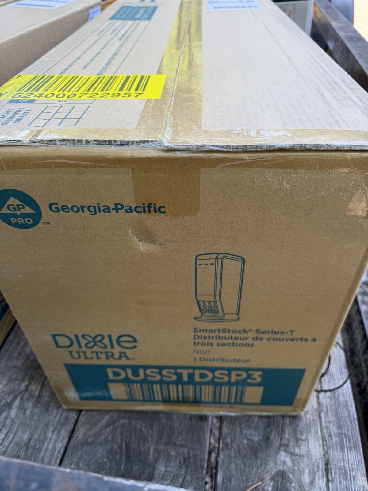Dixie Ultra Smartstock Series-T Tri-Tower Cutlery Dispenser DUSSTDSP3